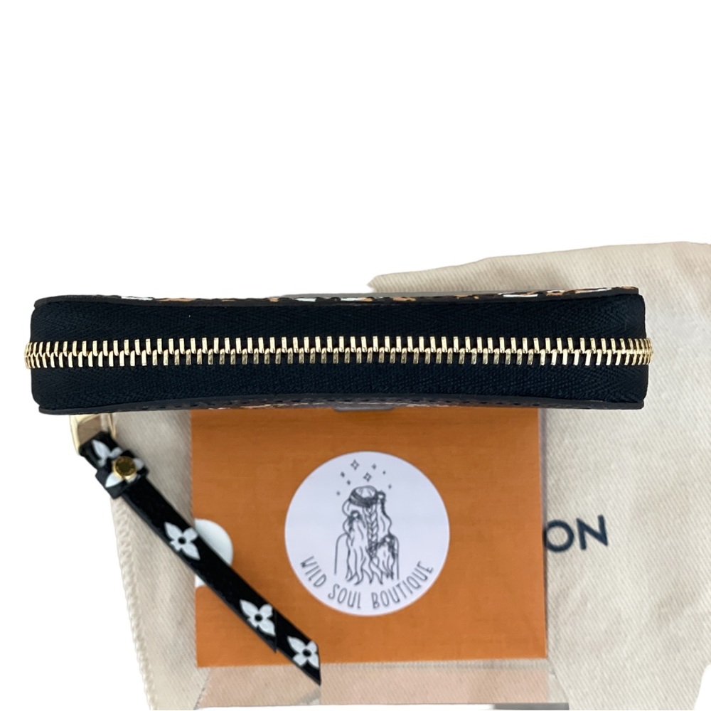 LOUIS VUITTON Limited Edition Jungle Noir Zippy Coin Wallet NEW - Picture 6 of 10